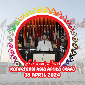 pasang twibbon hari konferensi asia-afrika tahun 2024