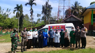 Bersama Pilar Kecamatan Buko Gelar Vaksinasi Mobile, Ini Harapan IPTU Marthen