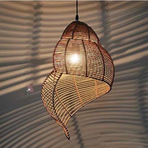 small wicker lamp shades