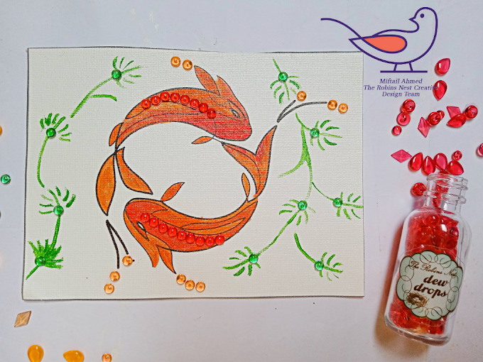 How to design Happy Koi Creative Canvas 