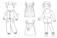 Girl fashion design coloring page