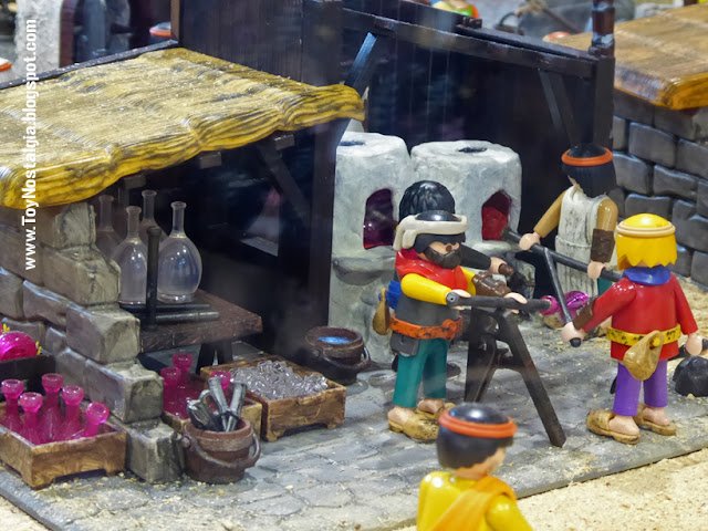 Diorama Playmobil "Aldea fenicia" (Sant Boi - Click Factory Fest - 2021)