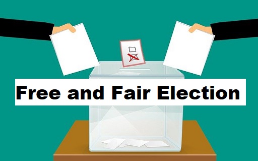 Essay on free and fair election, free and fair election, paragraph on free and fair election, free and fair election essay