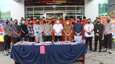 17 Pelaku Curanmor Diringkus Polresta Tangerang, Ada yang Membuat STNK Palsu