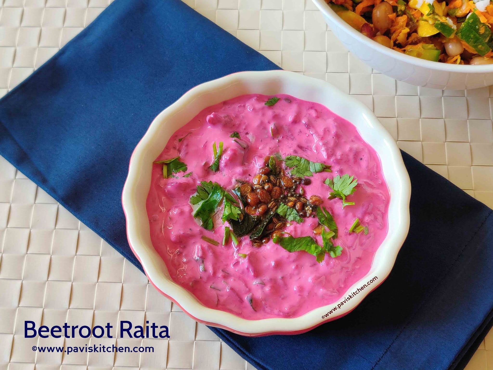 Beetroot raita recipe | Beetroot pachadi recipe | Indian yogurt side dish