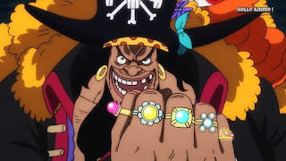 ワンピースアニメ 917話 | ONE PIECE マーシャル・D・ティーチ 黒ひげ Marshall D. TEACH CV.大塚明夫