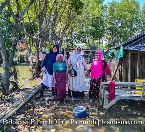 Relokasi Rumah Mak Parmiah - Pantai Sederhana Muaragembong