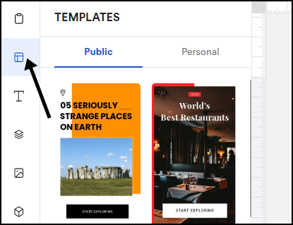 Google Story Template