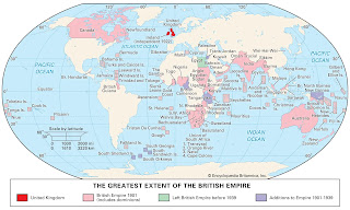 Peta Kekaisaran Inggris