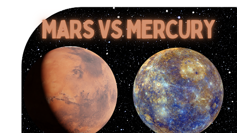 Mars vs. Mercury: A Comparative Analysis of the Red and Gray Planets