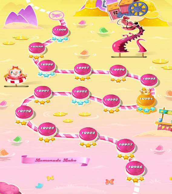 Candy Crush Saga level 10986-11000