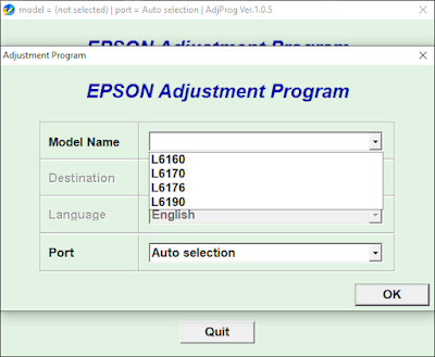 Resetter Epson L6160 L6170 Adjustment Program + Keygen Free Download