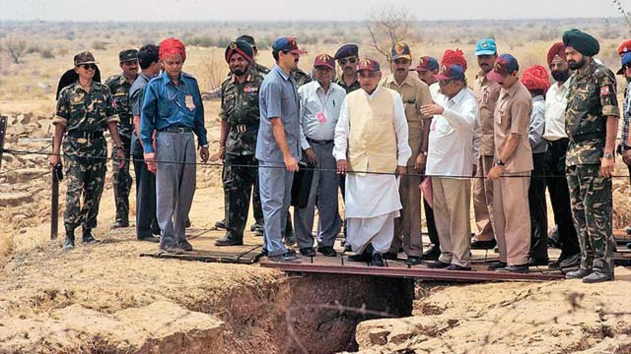 India carried out their second nuclear tests in May 1998/