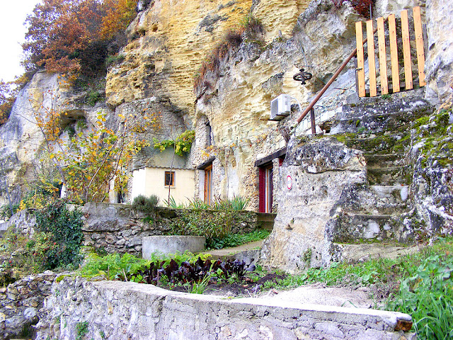 Troglodyte dwelling, Vienne, France. Photo by Loire Valley Time Travel.