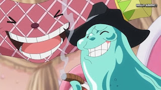 ワンピースアニメ WCI編 817話 ラビヤン ニトロ | ONE PIECE ホールケーキアイランド編