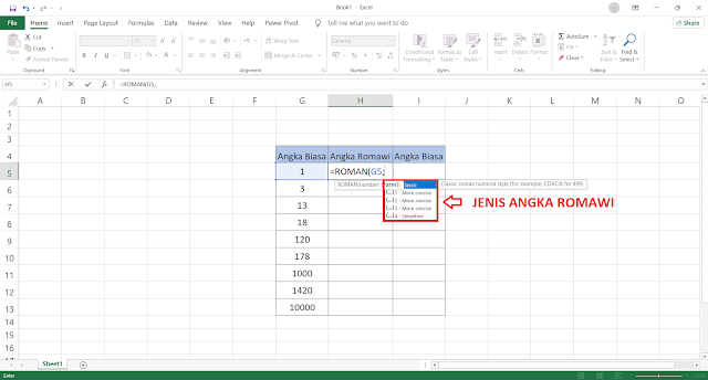 Cara Mengubah Angka Biasa Menjadi Angka Romawi (atau Sebaliknya) di Microsoft Excel