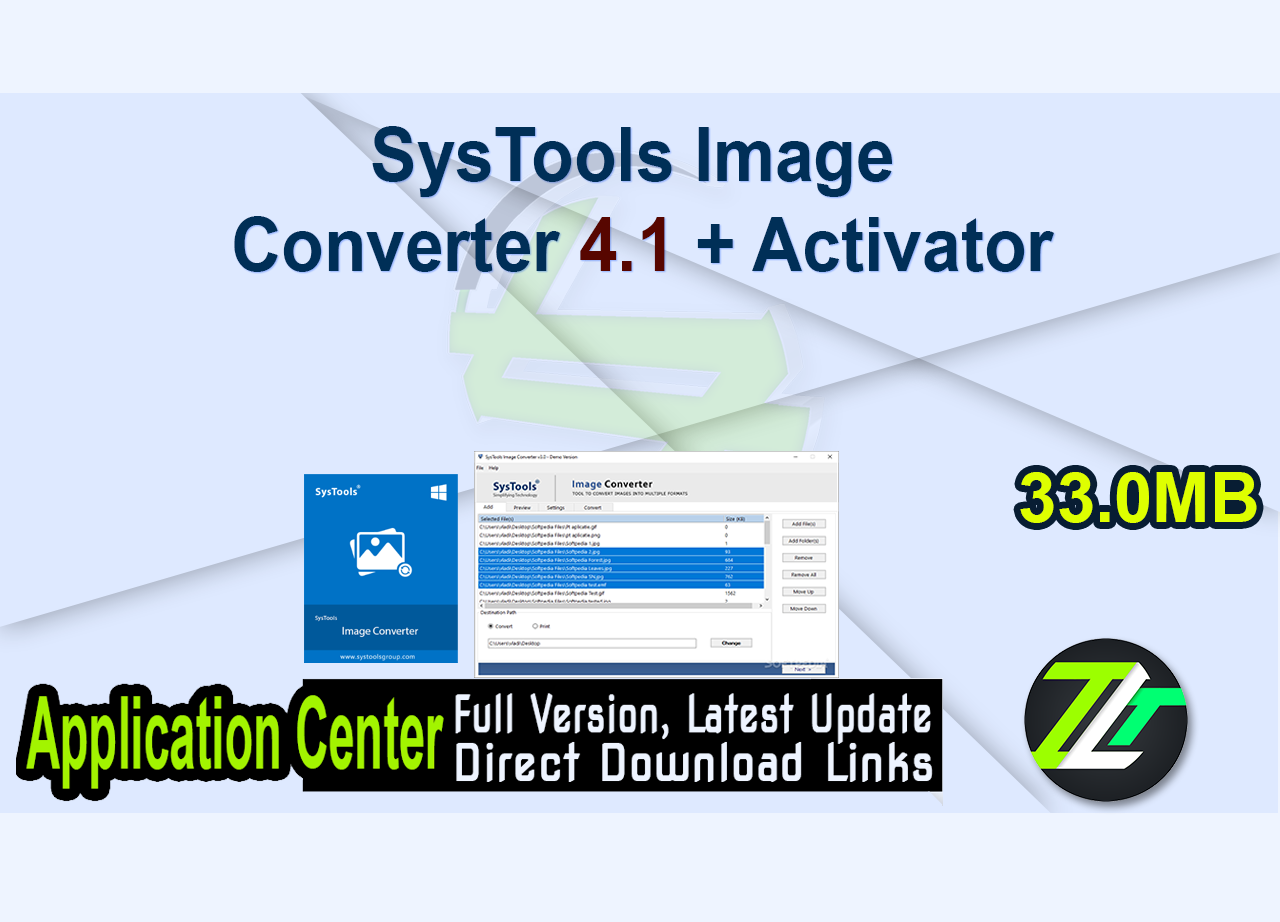 SysTools Image Converter 4.1 + Activator