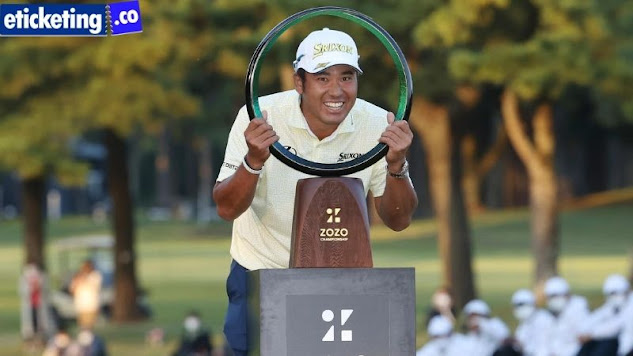 Matsuyama won the 18th hole on Sunday with a five-shot lead over the PGA Tour Zozo Championship