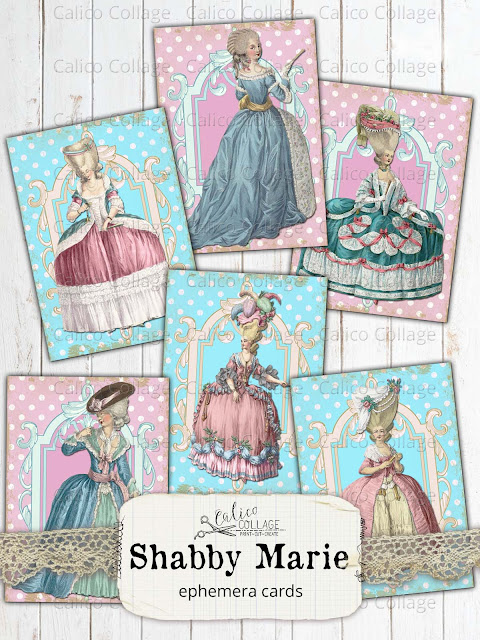 Shabby Marie Digital Collage Sheet