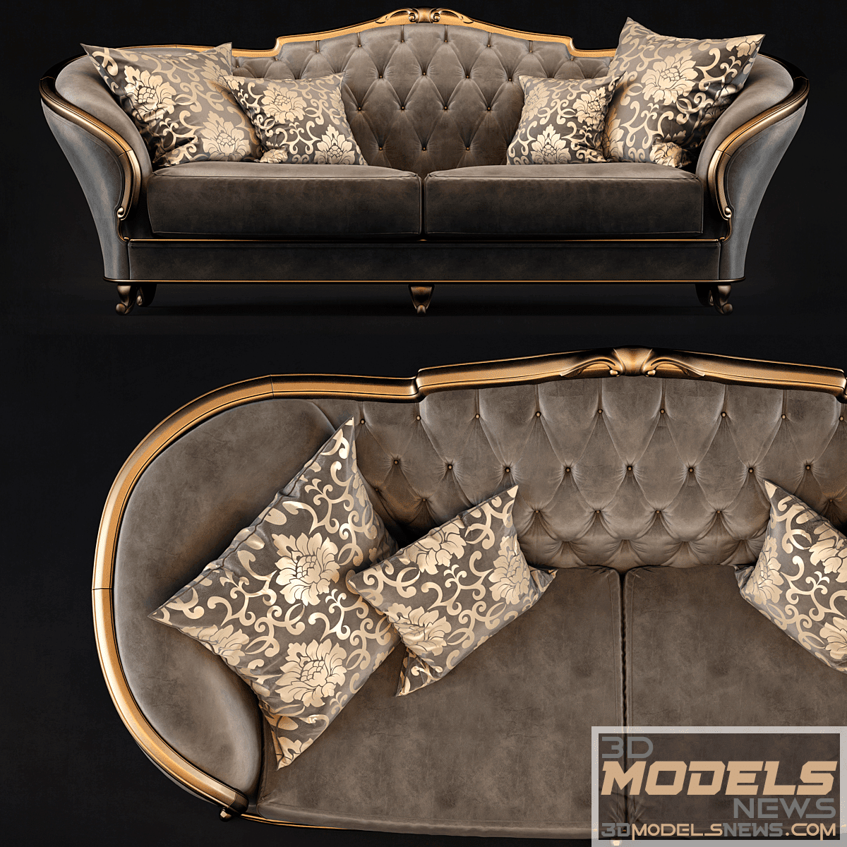 Sofa model gold comfort 2