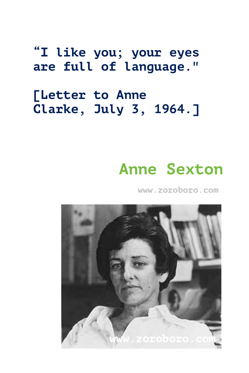 Anne Sexton Quotes. Anne Sexton Poems. Poetry. Anne Sexton Books Quotes. Poems By Anne Sexton.