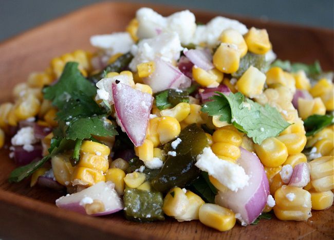 Fresh (or frozen) Corn Salad Recipe