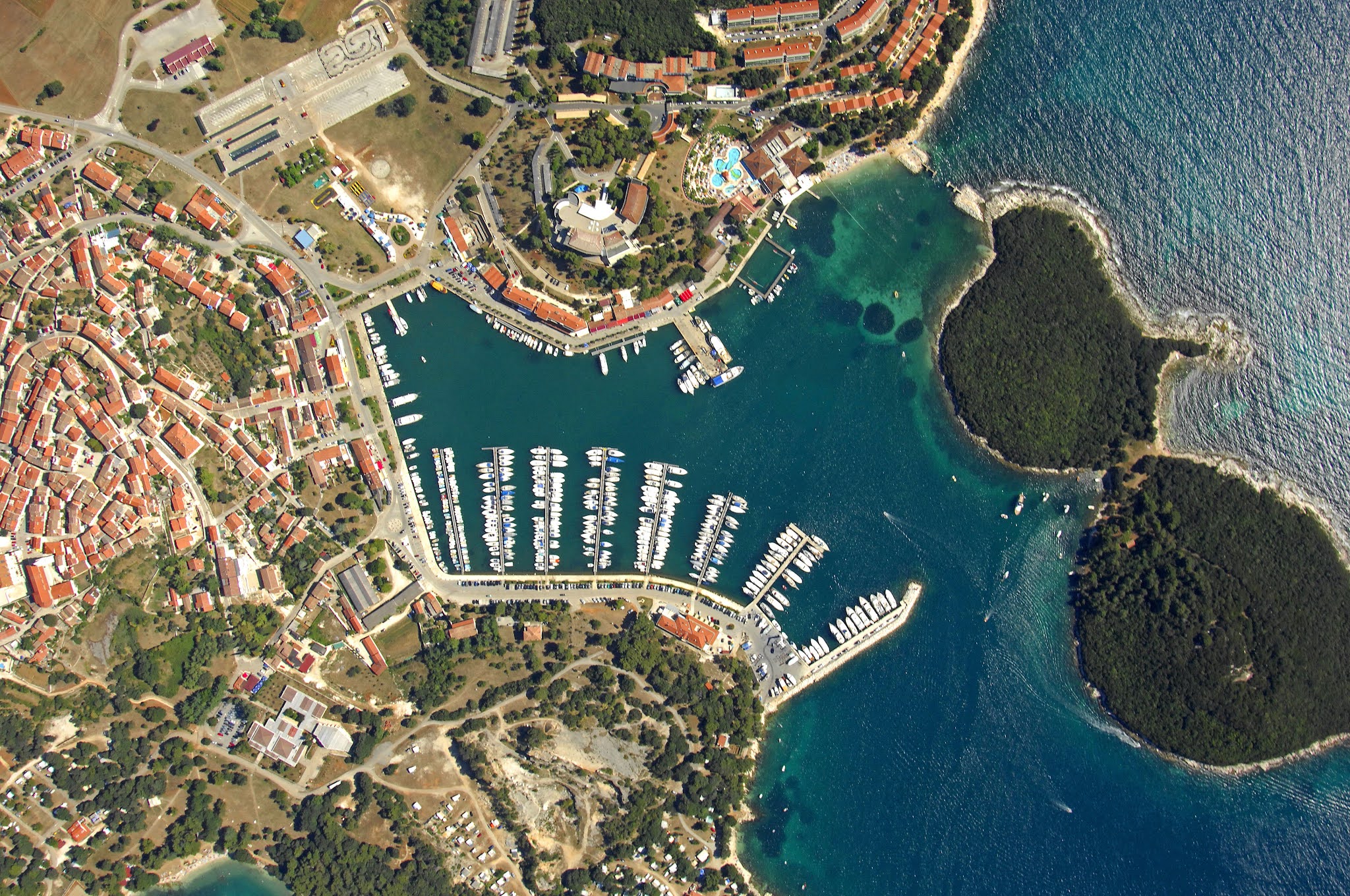 Vrsar from bird eye | Private & Shared boat tours Istria! Istria!