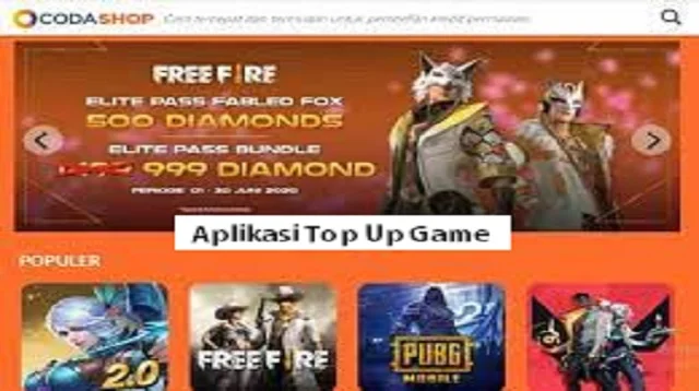 Aplikasi Top Up Game