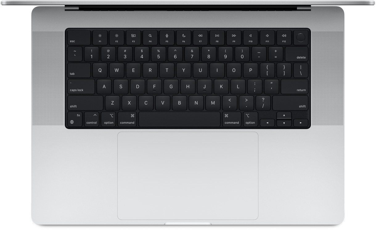 The new macbook pro keyboard