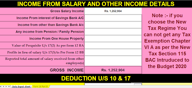 Download Automatic Income Tax Form 16 Part A&B