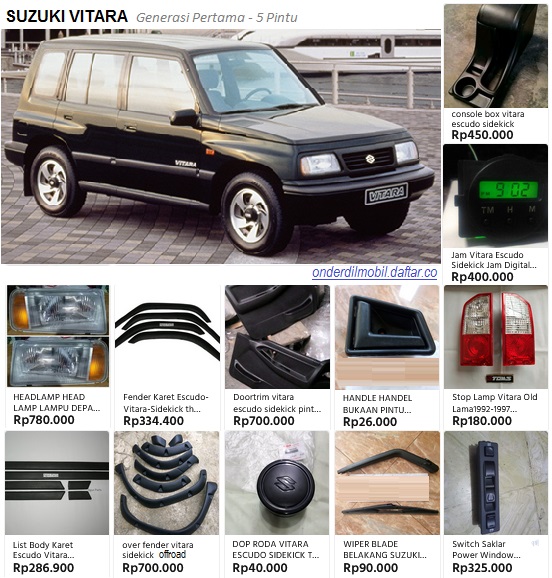 Suzuki Vitara - Escudo - Sidekick