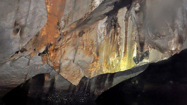 stalactite formation inside the St. Paul Cave and Underground River also known as Puerto Princesa Underground River