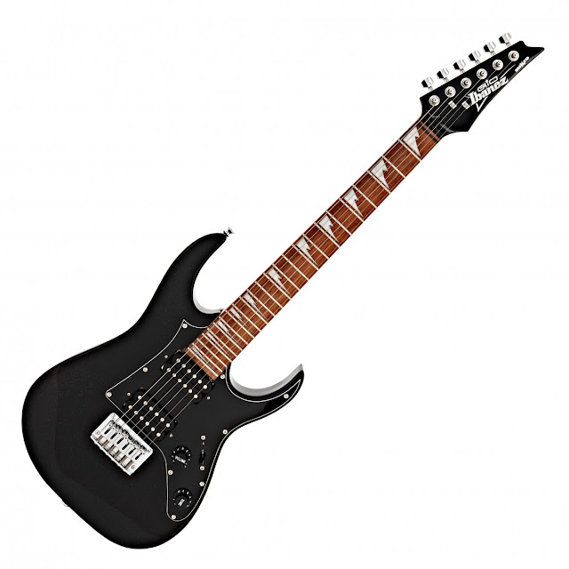 Ibanez GRGM21-BKN GIO RG MiKro Guitar in Black.