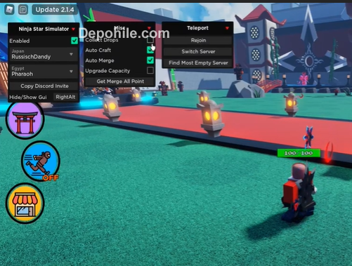 Roblox Ninja Star Simulator Para, Yükseltme Script Hilesi İndir