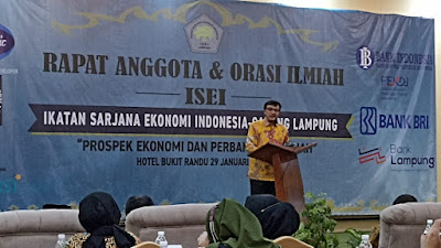 Agus Nompitu Terpilih Sebagai Ketua ISEI Cabang Lampung 2022-2025