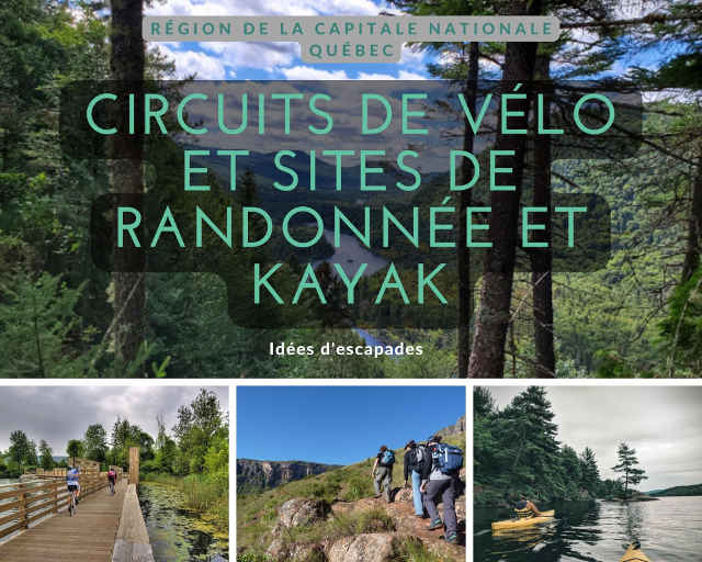 Circuits de vélo et sites rando-kayak Québec