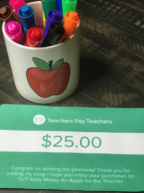 $25 Teachers pay Teachers Gift Card Giveaway March 21, 2022