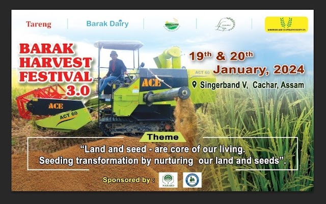 Barak Harvest Festival 3.0 Set to Commence in Cachar, Assam