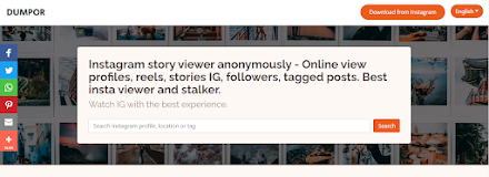 Dumpor.com - Instagram Story Viewer And Downloader