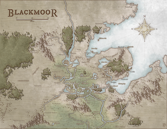 Blackmoor in the World of Greyhawk