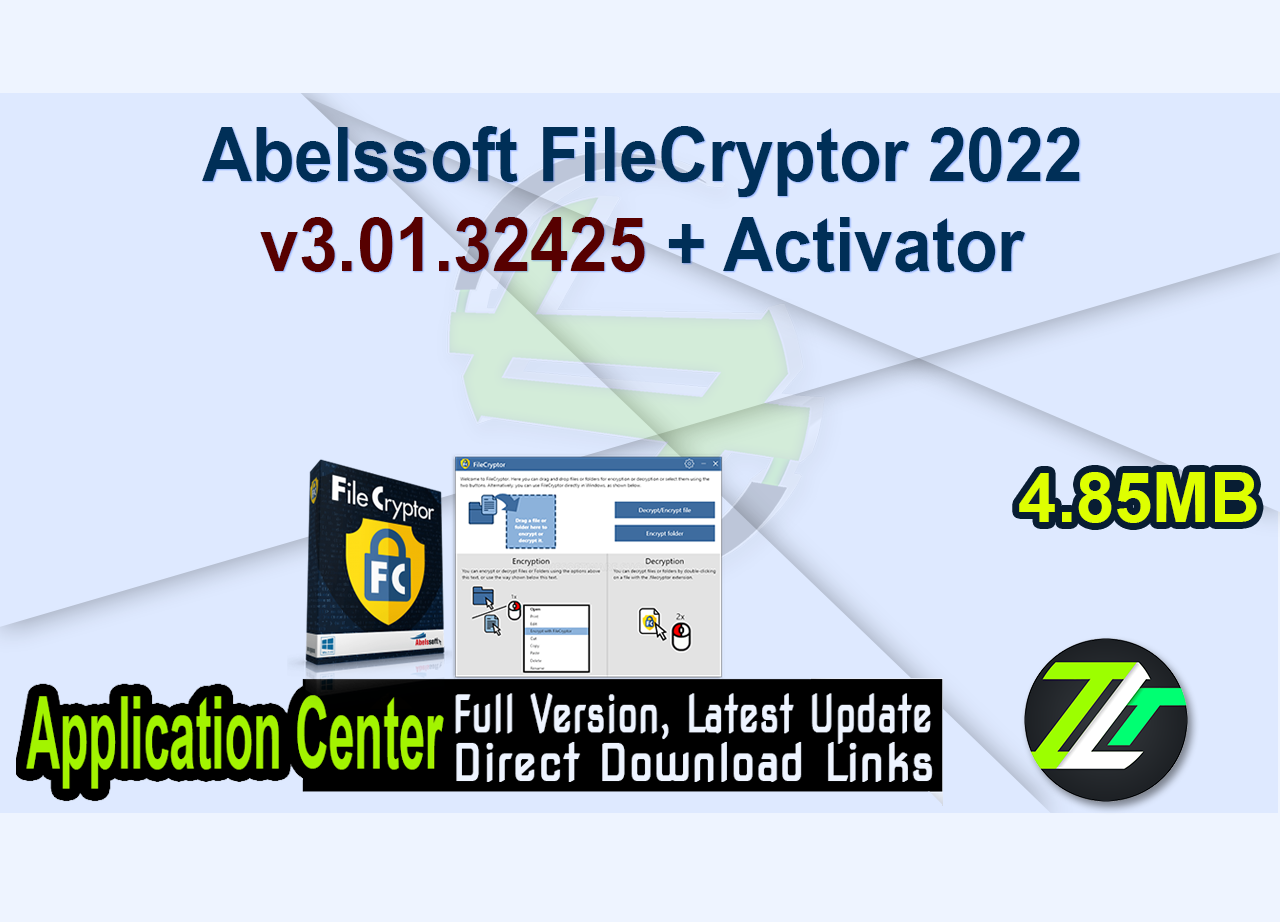 Abelssoft FileCryptor 2022 v3.01.32425 + Activator