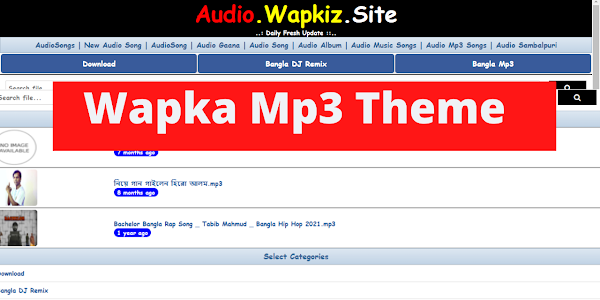 Wapka Mp3 Theme Free Download and Setup 2022