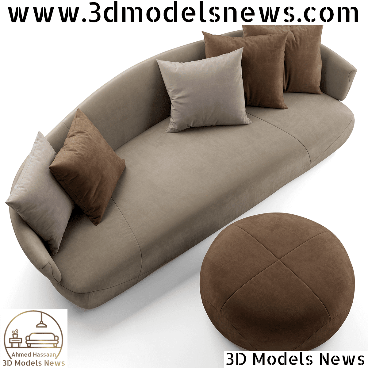 Giorgetti solemyidae sofa model classic style 1