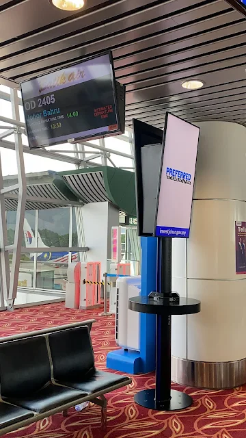 Invest Johor Ad  K1 Digital Screens KLIA Airport Digital Screen Ads Networks Malaysia Kuala Lumpur Charging Stations Network KLIA LED Screen Ads Network