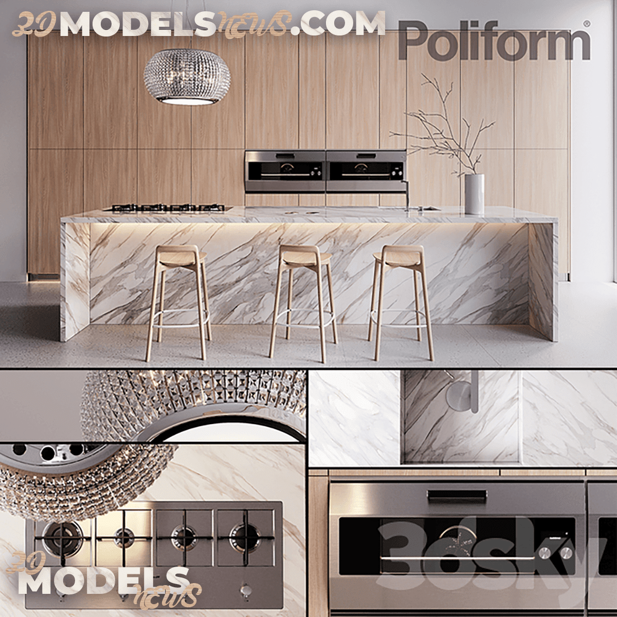 Kitchen Model Poliform Varenna Trail 1