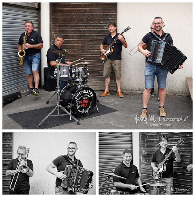 photo orchestre plein feu mariage vendée 85