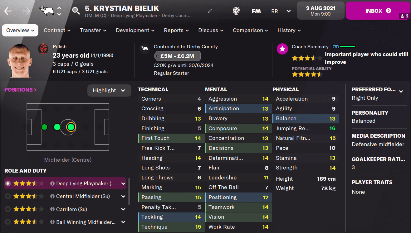 FM22 Krystian Bielik