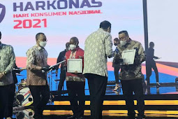 Pemprov Maluku Terima Anugerah Peduli Konsumen di Puncak Harkonas Tahun 2021