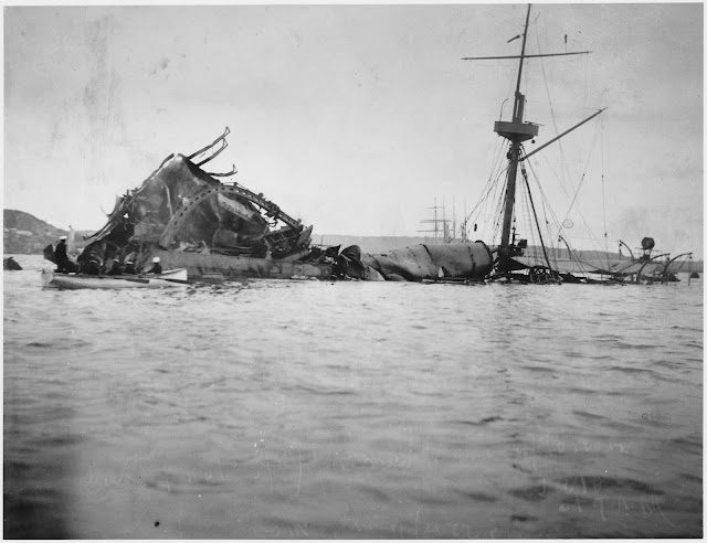 Históricas fotografías del acorazado Maine