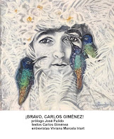 "¡BRAVO, CARLOS GIMÉNEZ!" de Viviana Marcela Iriart, prólogo de José Pulido, portada Paradisi Rangel